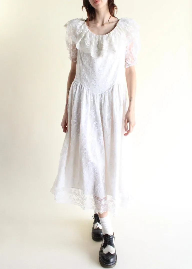 Vintage Lace Dress D0160