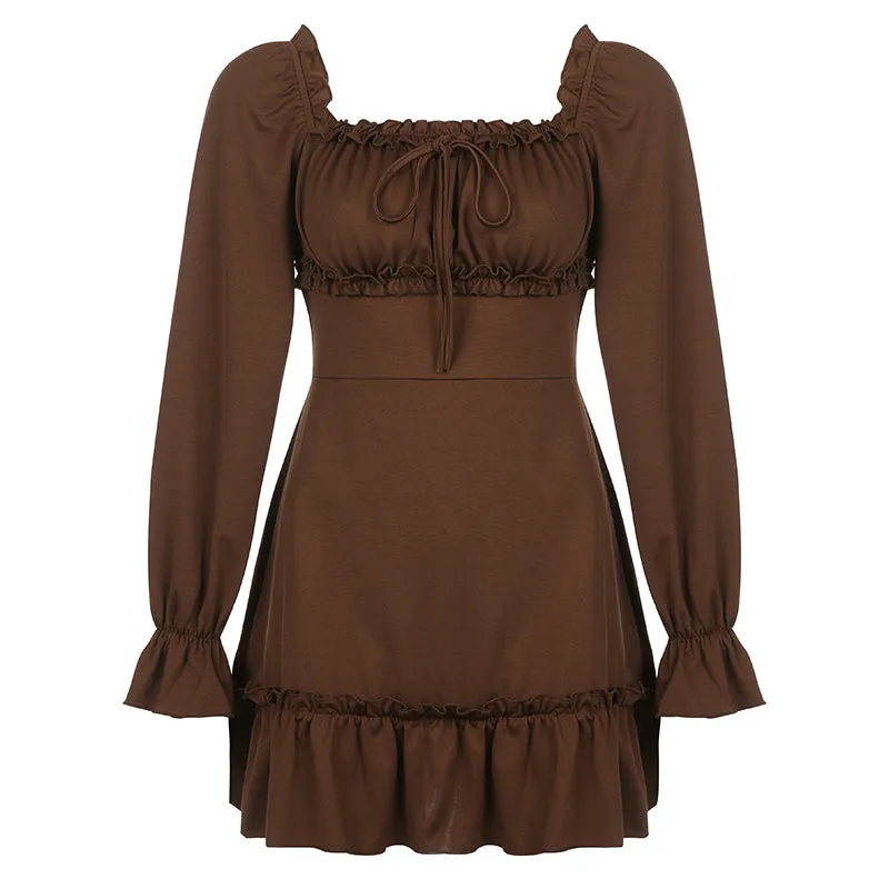 vintage long sleeve dress  KF9129