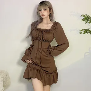 vintage long sleeve dress  KF9129