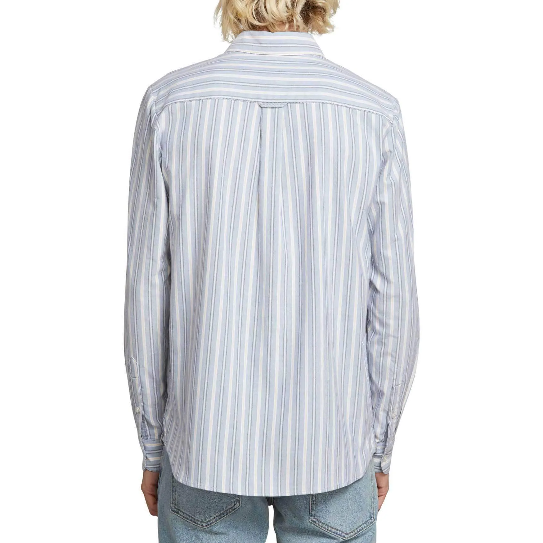 Volcom Vert Toner Long Sleeve Shirt - Wrecked Indigo