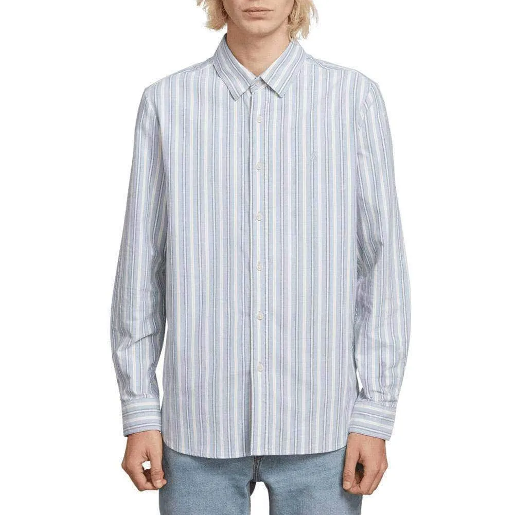 Volcom Vert Toner Long Sleeve Shirt - Wrecked Indigo
