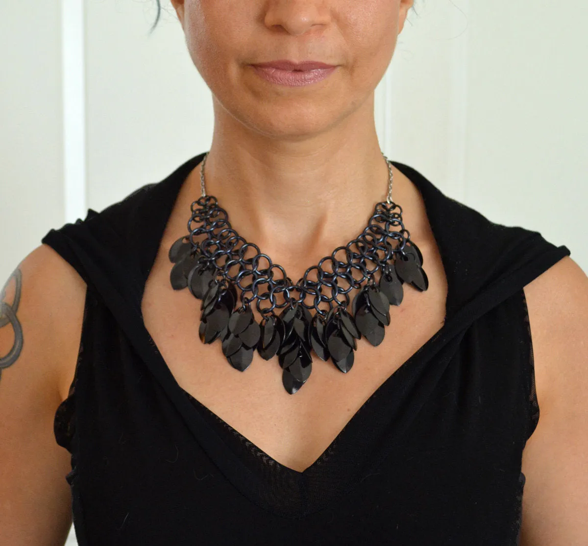 Warrior Necklace - Black