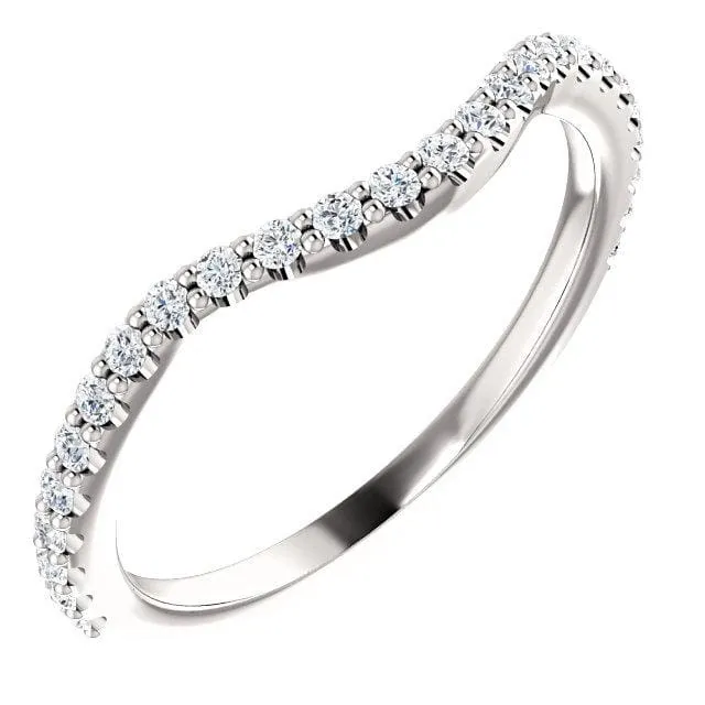 WB096M ~ MOISSANITE BAND