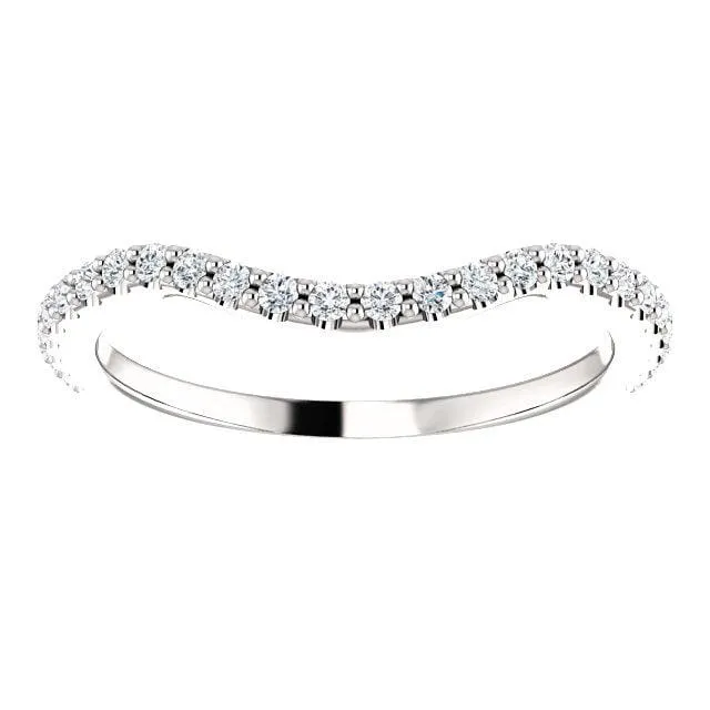WB096M ~ MOISSANITE BAND