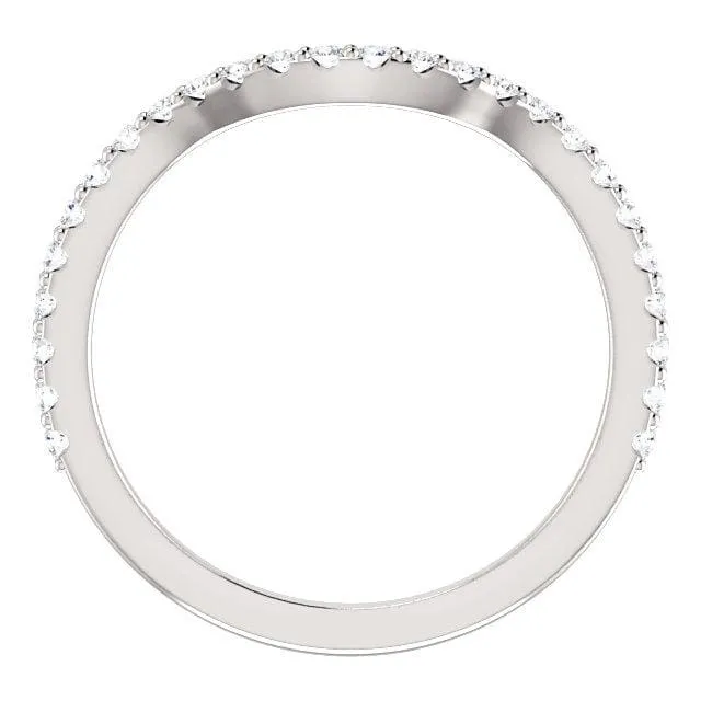 WB096M ~ MOISSANITE BAND