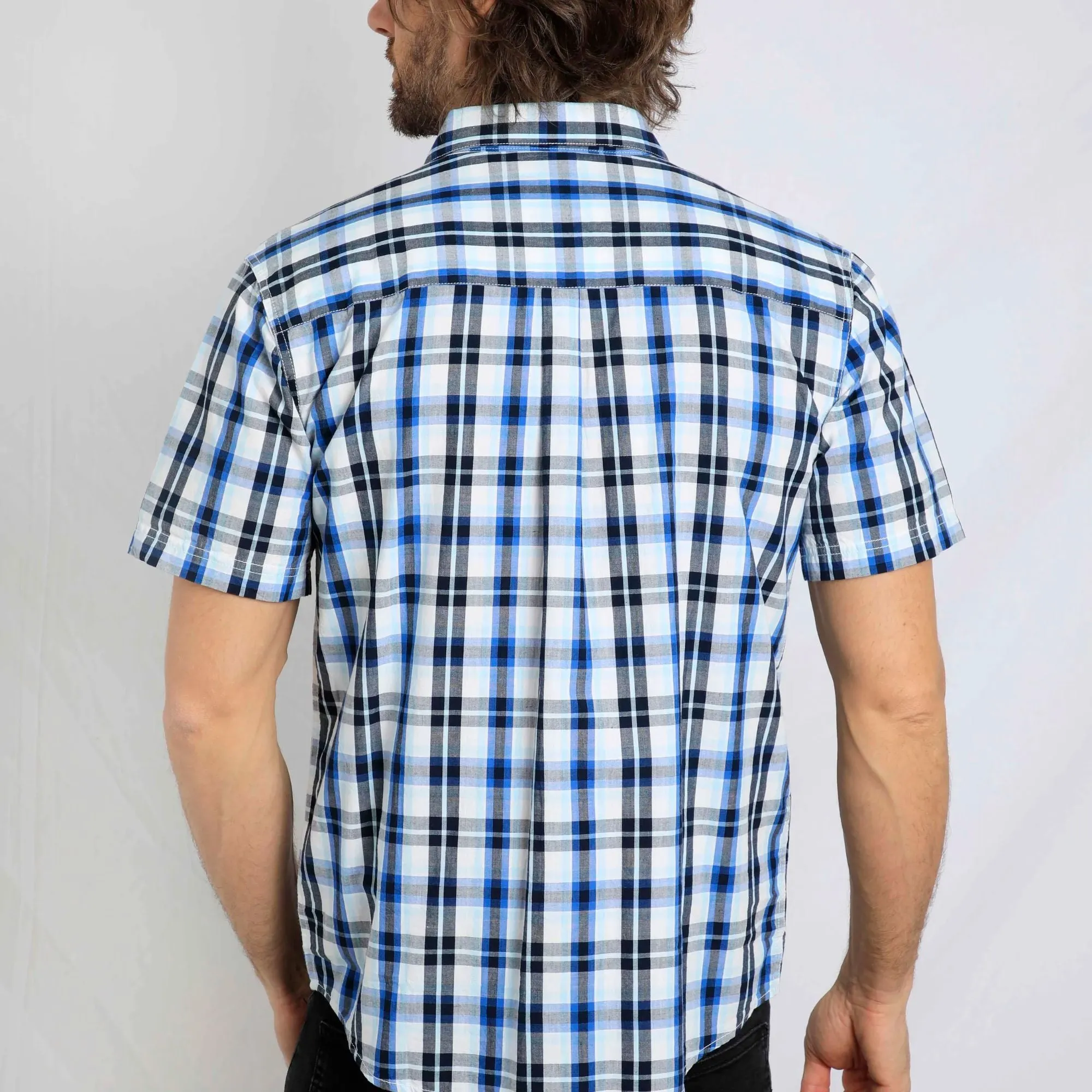 Weird Fish Judd Short Sleeve Check Shirt