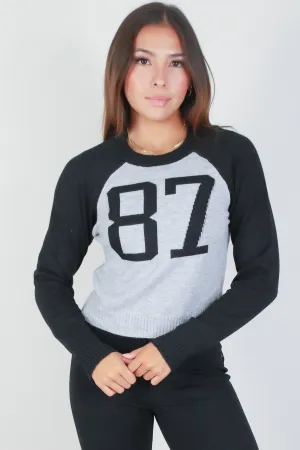 WHAT'S YOUR NUMBER SWEATER