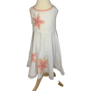 White Floral Summer Dress