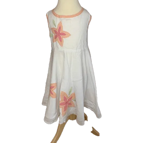 White Floral Summer Dress