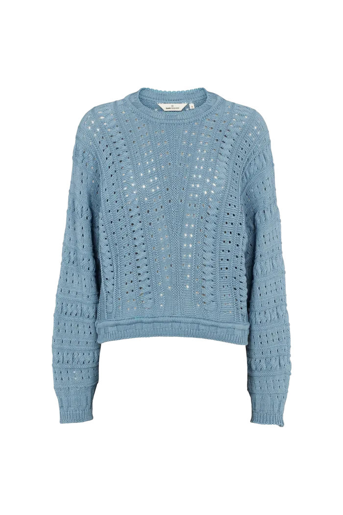Winie Biaz Sweater - Windward blue / birch