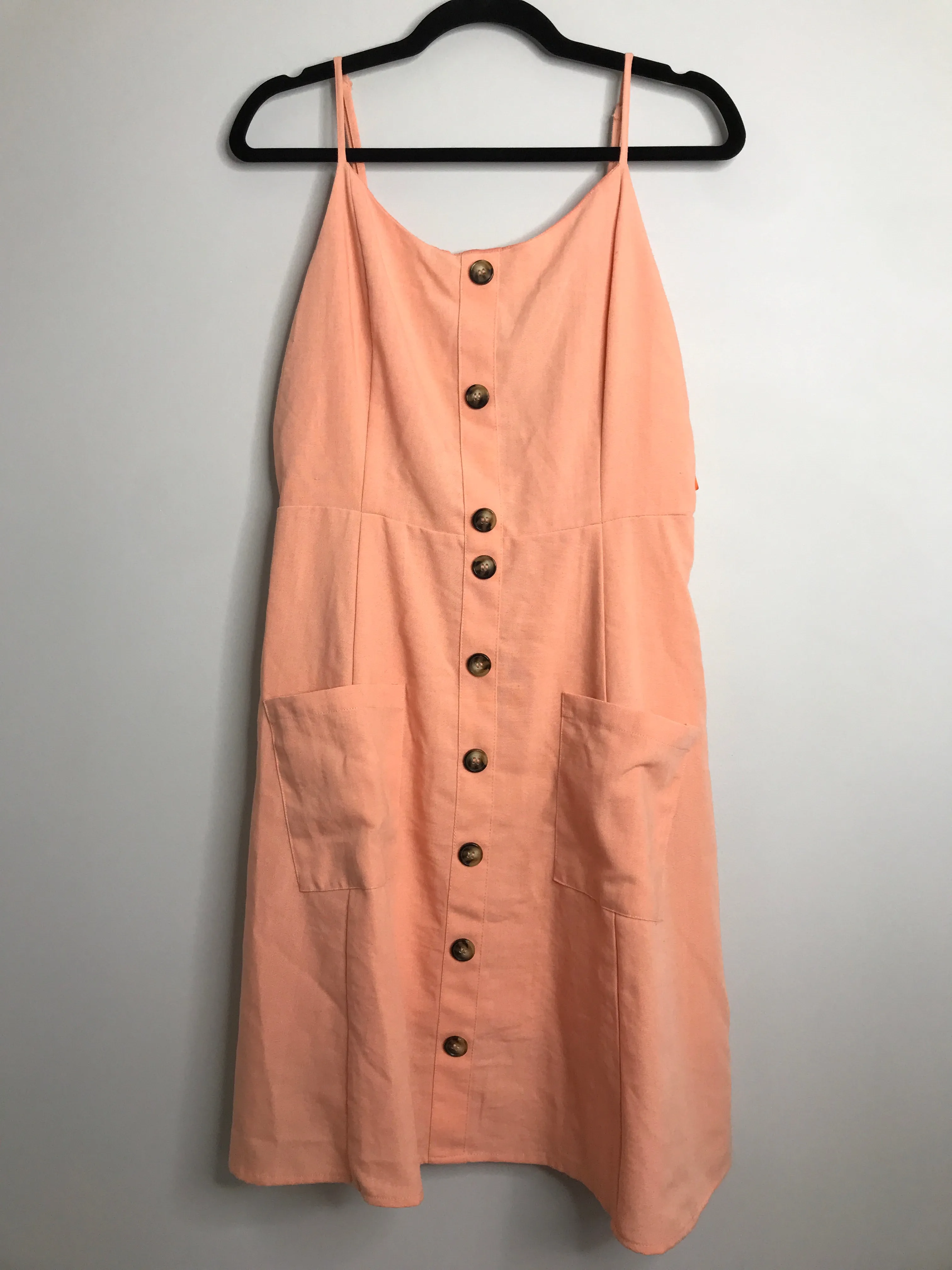 Womens Size Lg Misses Orange Hyfve Dress