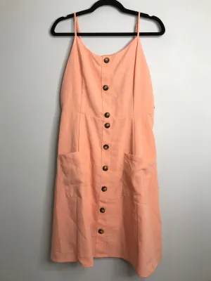Womens Size Lg Misses Orange Hyfve Dress