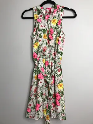 Womens Size Sm Misses Green Freeway Fashions Dress