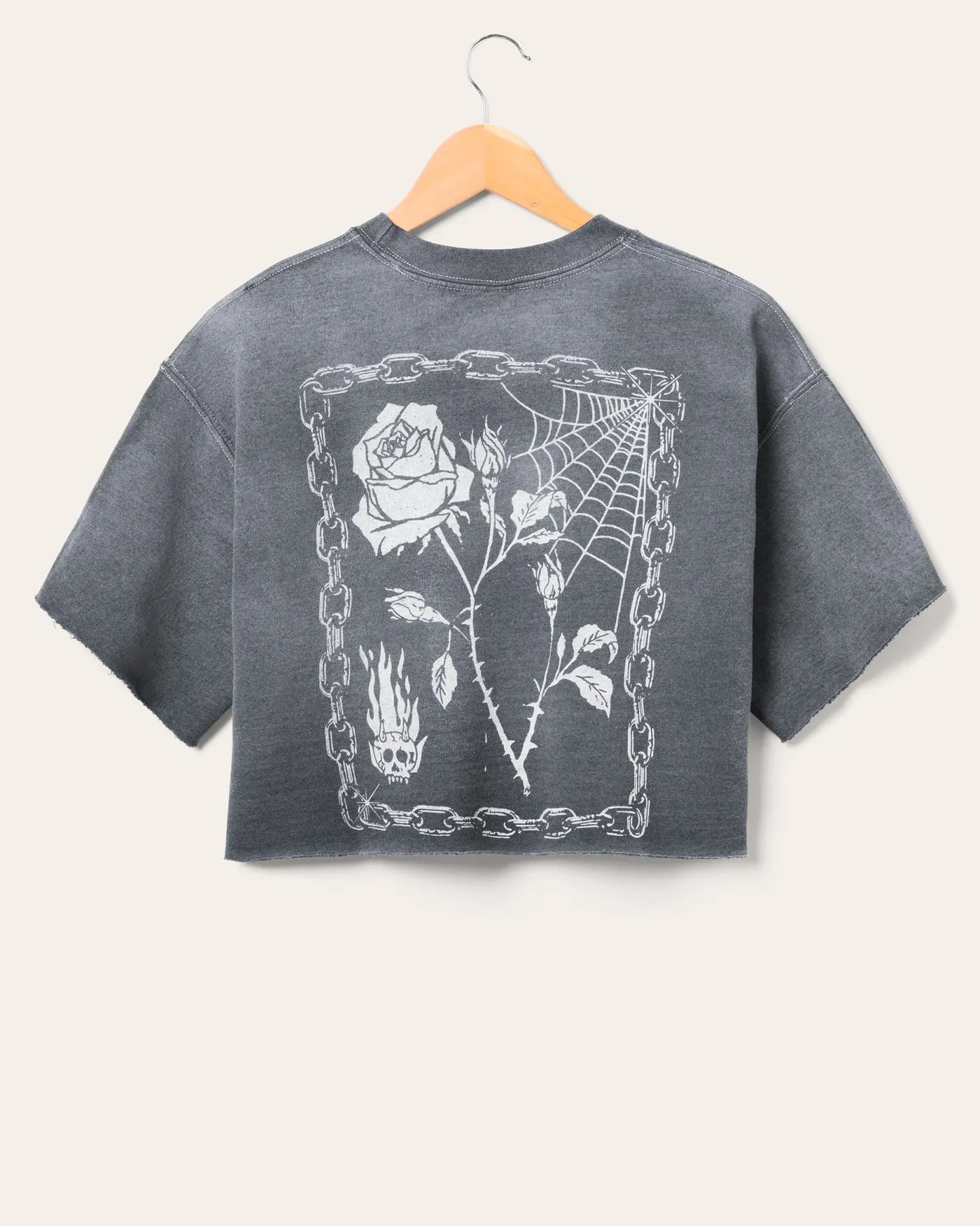 Women's Skulls and Roses Flea Market Fleece Tee