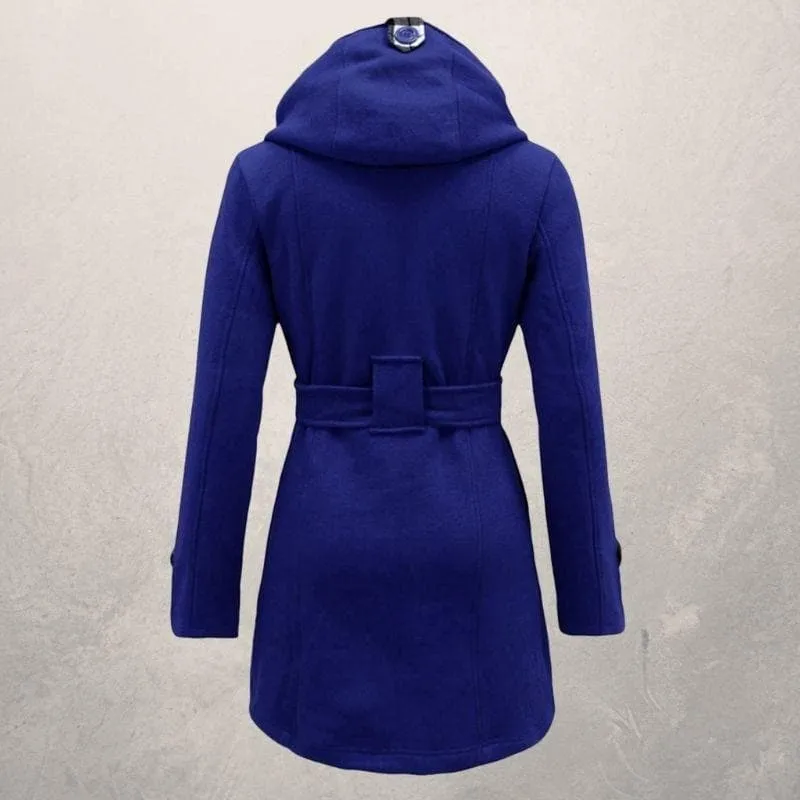 Women's Winter Stylish Hooded Double Breasted Coat | Warm