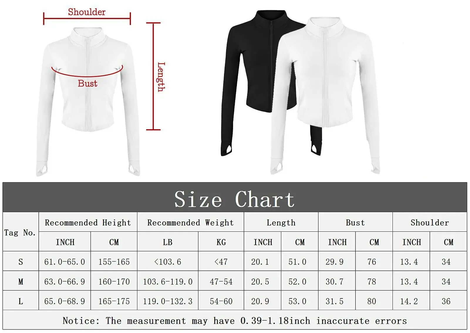 Women's Zip-up Hoodies with Thumb hole cuffs