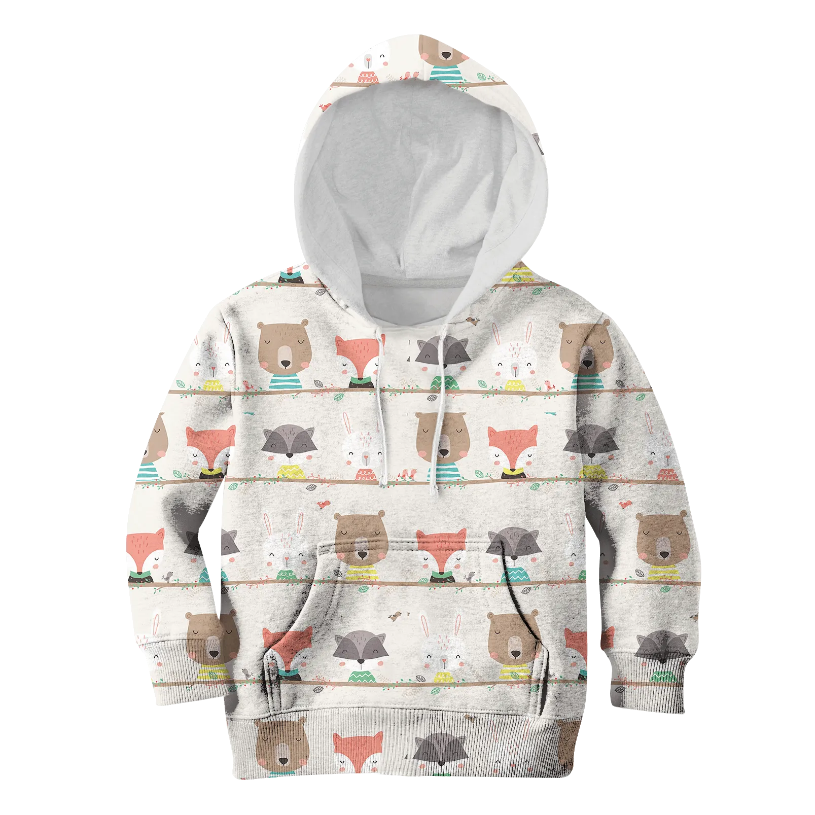 WOODLAND ANIMALS Kid Custom Cosplay Hoodies Apparel