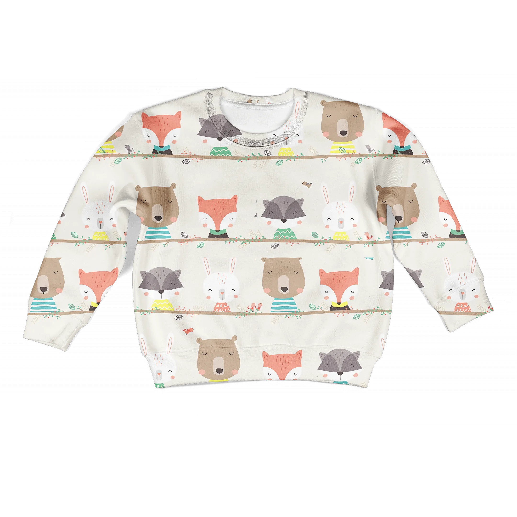 WOODLAND ANIMALS Kid Custom Cosplay Hoodies Apparel