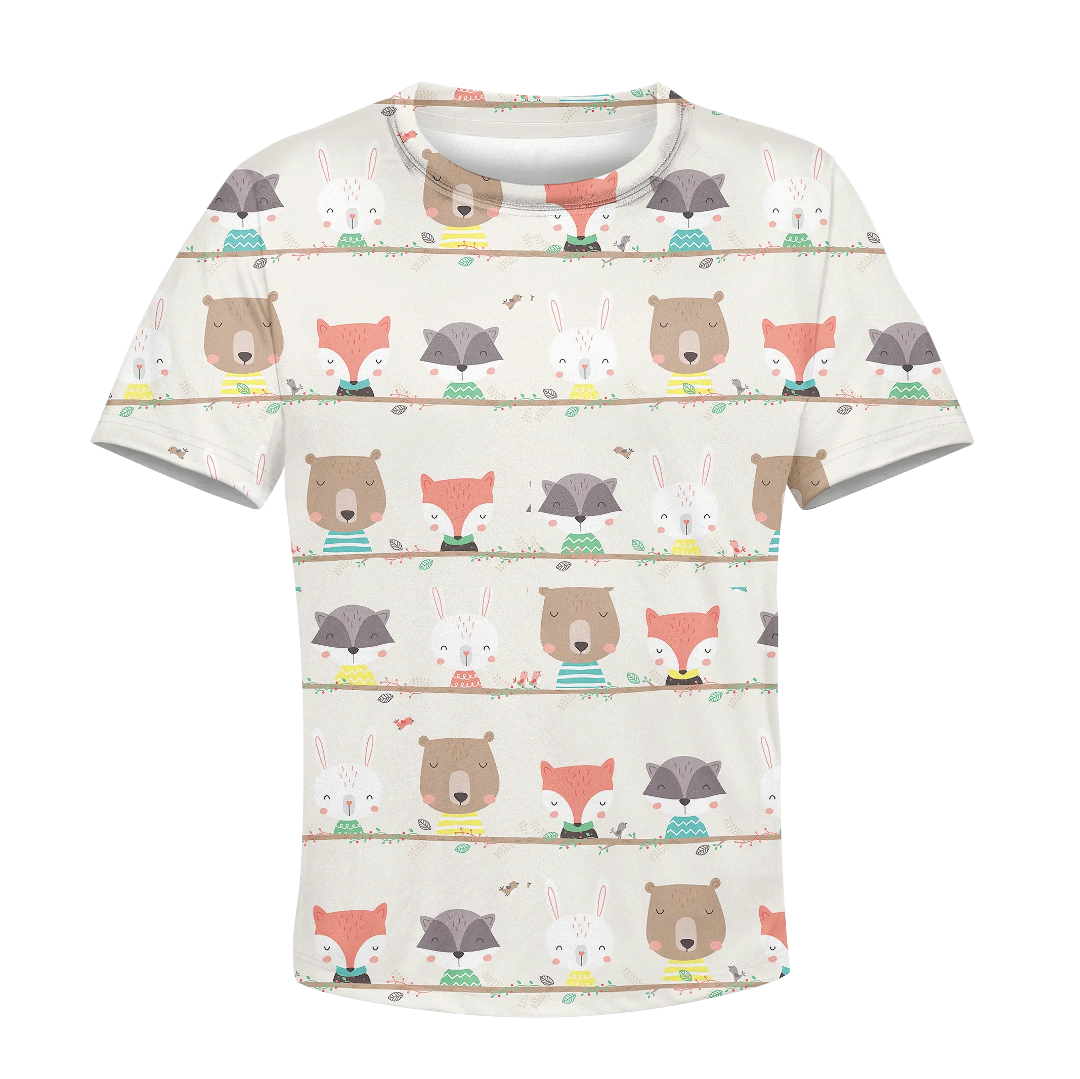 WOODLAND ANIMALS Kid Custom Cosplay Hoodies Apparel