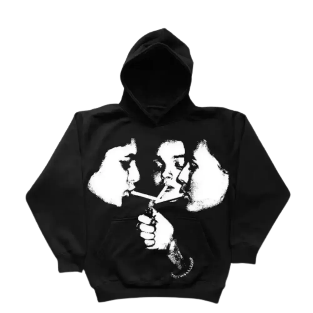 Y2K Smoking Hoodie for Urban Fashion Lovers