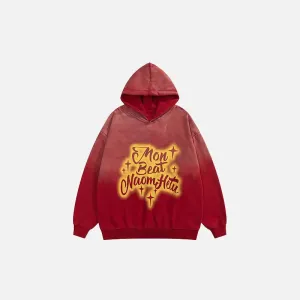 Y2K Streetwear Star Washed Loose Fit Hoodie for Comfort and Style