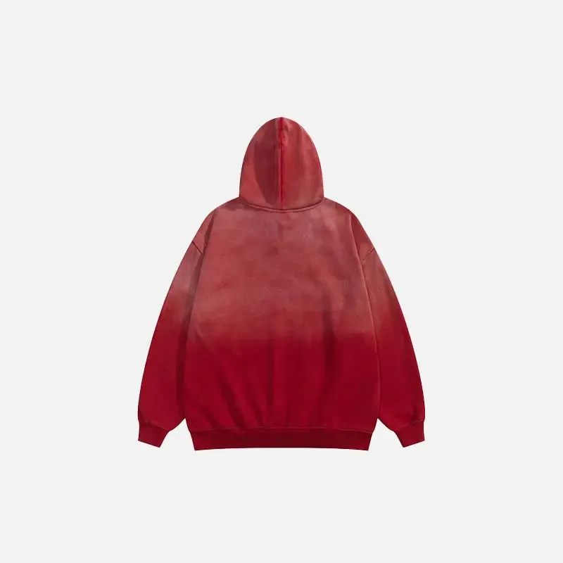 Y2K Streetwear Star Washed Loose Fit Hoodie for Comfort and Style