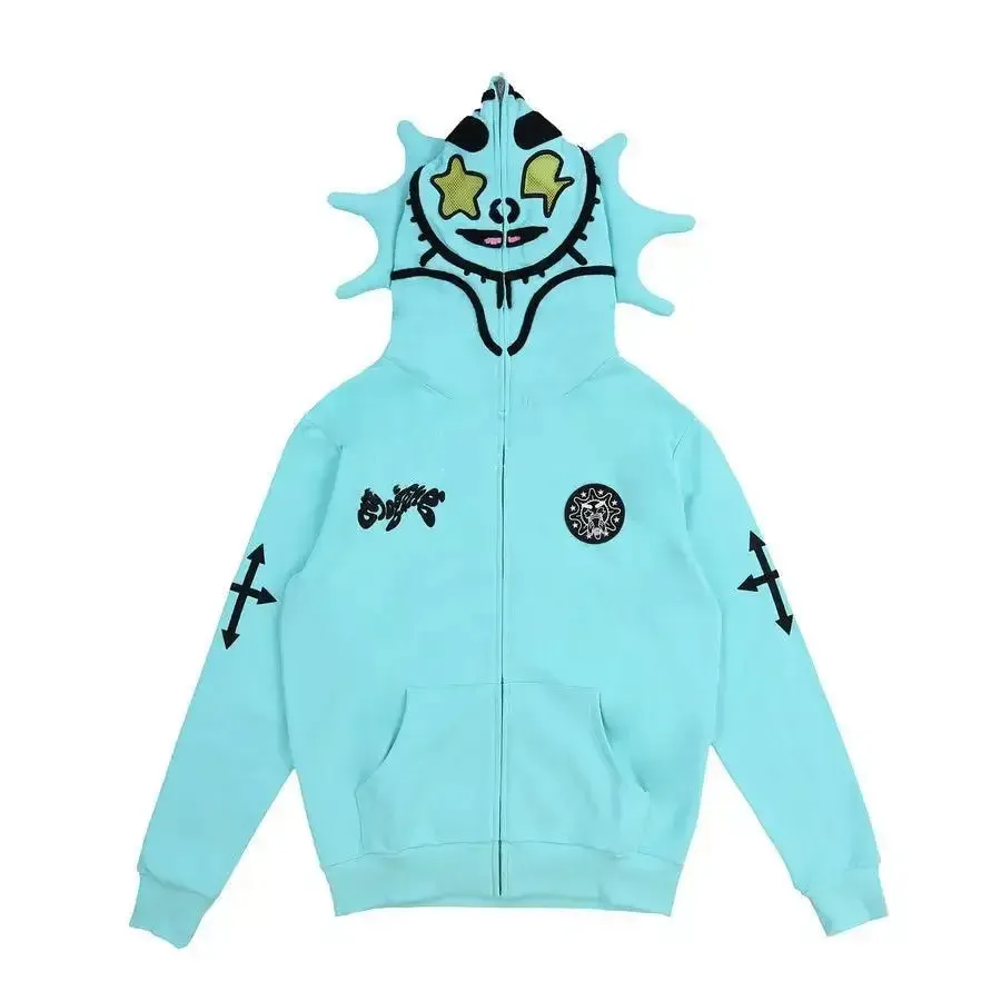 Y2K Zip Up Hoodie